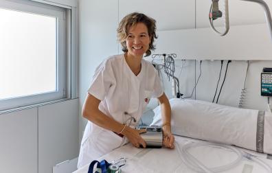 María Alfonso Imíscoz, coordinadora de la Unidad del Sueño del Hospital Universitario de Navarra