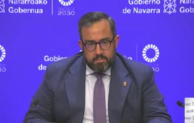 Javier Remírez, durante la rueda de prensa