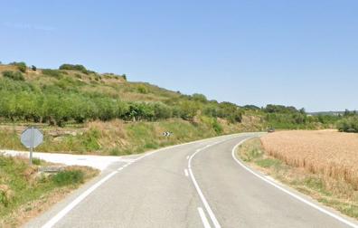 El accidente se ha registrado en la carretera NA-6020, kilómetro 15,6, en el término de Artajona