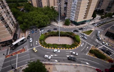 Rotonda de San Jorge, en una imagen tomada este martes 9 de junio.