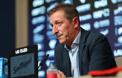 Ramis, durante su presentación como nuevo técnico de Osasuna