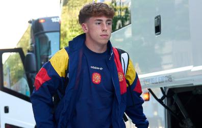 Víctor Muñoz, a su llegada ayer a Atlanta con la selección españolaESTRICTAMENTE, SOLO USO EDITORIAL.(Cualquier uso no editorial requiere el permiso de RFEF)RESTRICTED TO EDITORIAL USE.(Any non editorial use requires permission of RFEF)