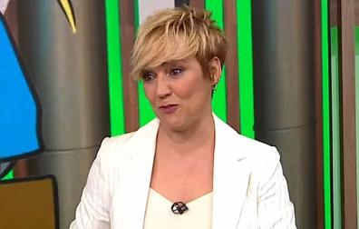 Cristina Pardo, emocionada durante su último programa de 'Más vale tarde' del pasado viernes, el día de su despedida de laSexta