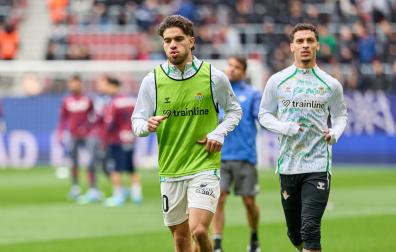 Ez Abde, en su última visita a El Sadar con el Betis