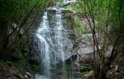 Cascada de Oinaska, en el valle de Baztan