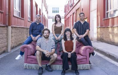 Natxo López, Clara Galle, David Pérez Sañudo, Álvaro Cervantes y Marina Paré