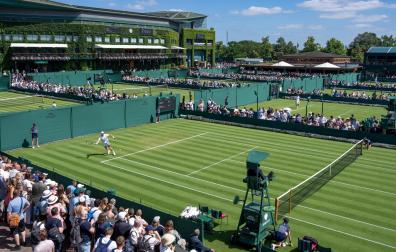 Imagen de las pistas de Wimbledon