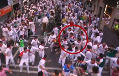 L.B.G, guipuzcoano vecino de Idiazabal de 23 años, ha sido el primer corneado por asta de las fiestas
