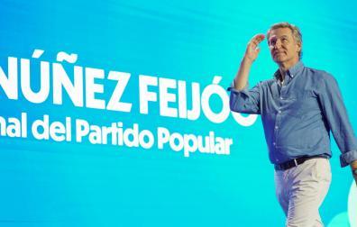 El presidente del PP, Alberto Núñez Feijóo, clausura el XVI Congreso de Nuevas Generaciones
