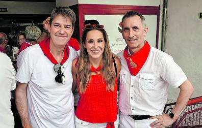 Javier Arroyo, Beatriz Solano y Óscar Erviti