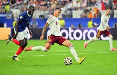 Fotos del partido de semifinales Francia - España