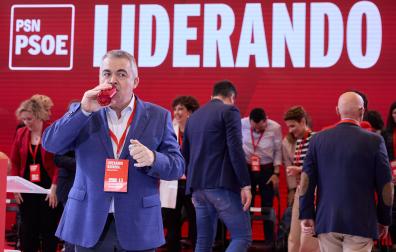 Cerdán, durante el congreso regional del PSN durante el año pasado
