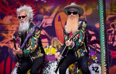 Fotos del ambiente y del concierto de ZZTop en Pamplona