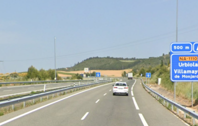 Autovía del Camino a la altura de Urbiola