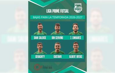 Imagen de las bajas del Club Deportivo Xota