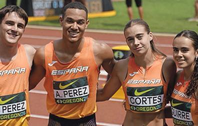 Hugo Pérez, Anthony Yunier Pérez, Celia Cortés y Carla Aguirre