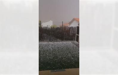 Vídeo de la granizada de este domingo en Beriain