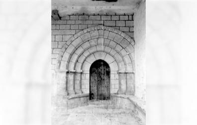 Portada original de la iglesia de San Martín de Orbaiz