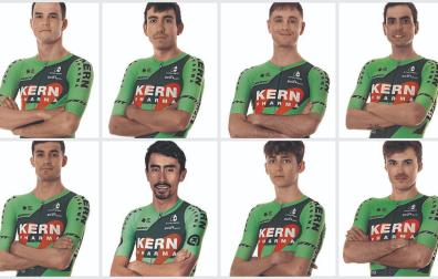 Arriba: Marc Brustenga, Diego Uriarte, Iñigo Elosegui e Ibon Ruiz. Abajo: Iván Cobo, Iván Ramiro Sosa, Mats Wenzel y Urko Berrade
