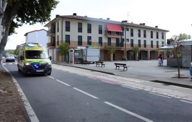 Lugar donde se produjeron agresiones y amenazas la madrugada del sábado en Murieta