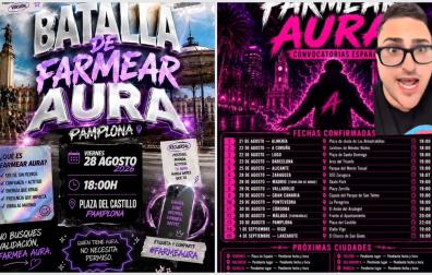Carteles que anuncian las ciudades y fechas de las batallas en toda España