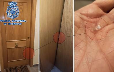 Señales en la puerta que usan los ladrones para marcar sus objetivos