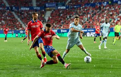 A: J.P. Urdíroz F: 31-08-2026 P: L: Pamplona. Estadio del Sadar. T: Fútbol. Liga EA Sports. Partido Osasuna-Getafe.