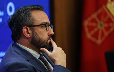 El vicepresidente del Gobierno de Navarra, Javier Remírez