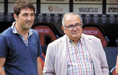 Braulio y Sabalza, poco después de su fichaje en 2017