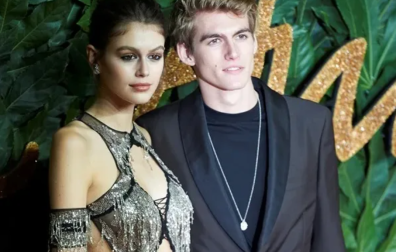 Presley Gerber, junto a su hermana Kaia