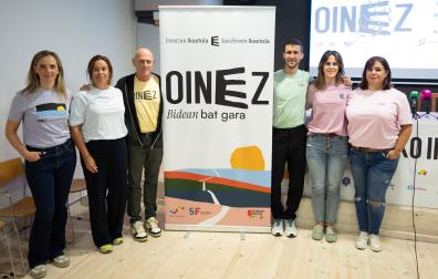 Participantes en la presentación del programa del Nafarroa Oinez 2026