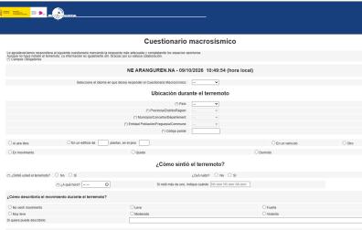 Formulario del IGN