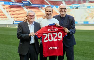 Presentación de Jagoba Arrasate como nuevo entrenador de Osasuna