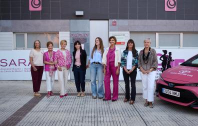 Responsables de Saray durante la presentación del Día Internacional del Cáncer de Mama