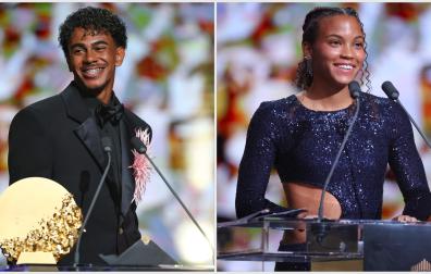 Lamine Yamal y Vicky López, ambos del F.C. Barcelona, han sido los ganadores del Trofeo Kopa al mejor Sub-21 en la gala del Balón de Oro 2026