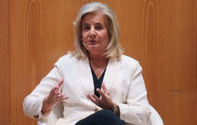 Fátima Báñez, el pasado septiembre en un acto en Huelva