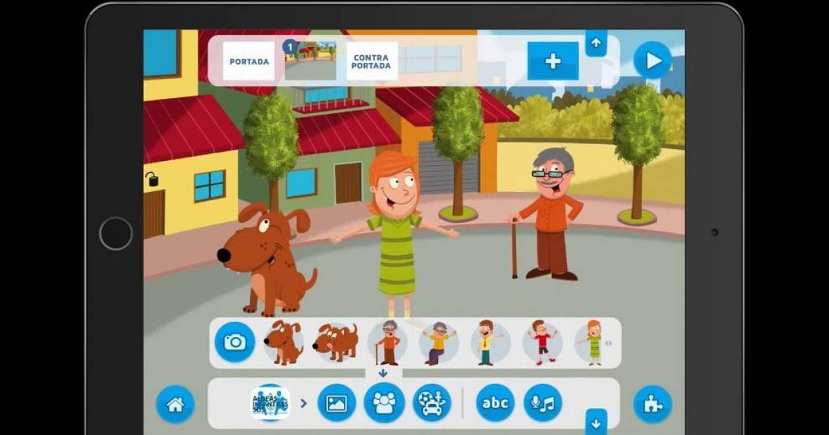 Una app para crear cuentos con niños