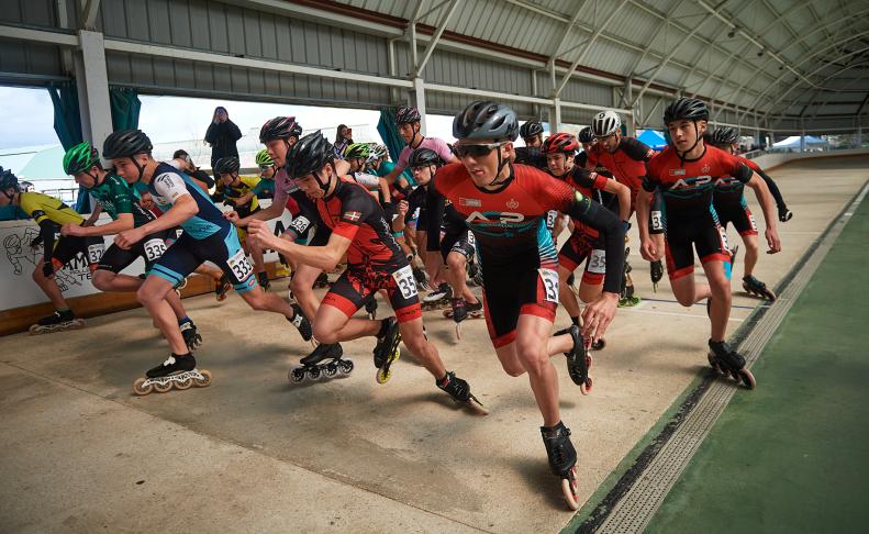 Cientos de patinadores compitieron el fin de semana en la pista de la Ciudad Deportiva Amaya.