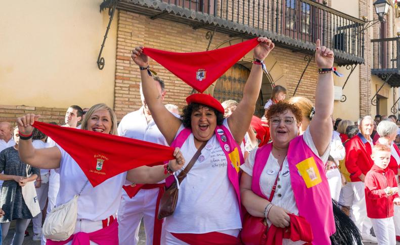 Fotos del cohete de las fiestas de Corella 2023./