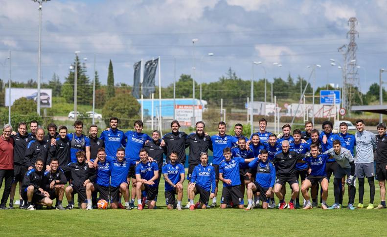 último entrenamiento de Osasuna