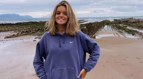 Oihane Goñi, alumna de autoescuela a la espera de realizar el examen práctico