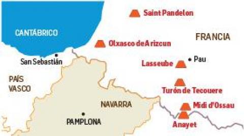 Volcanes cercanos a Navarra