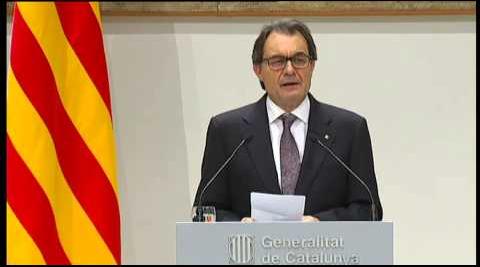 Mas anuncia las elecciones plebiscitarias para el 27 de septiembre Mas anuncia las elecciones plebiscitarias para el 27 de septiembre