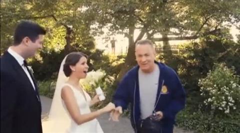Tom Hanks, invitado 'especial' en una boda