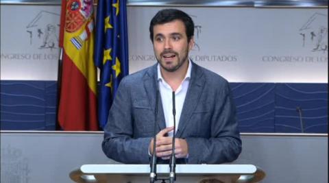 Garzón: “El PSOE ha preferido ser guardia pretoriana del jefe de la Gürtel antes que hacer un Gobierno alternativo”