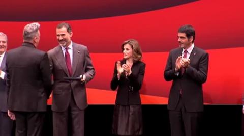 Entrega de Medallas de Oro al Mérito en las Bellas Artes