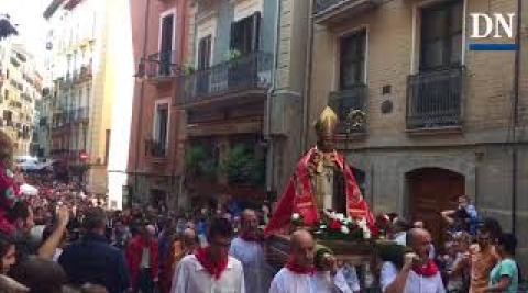 Procesión de San Fermín de Aldapa con la Pamplonesa Procesión de San Fermín de Aldapa con la Pamplonesa