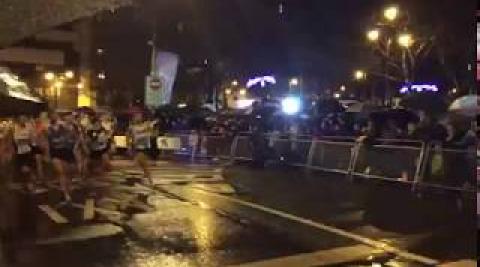 Salida de la categoría masculina en la San Silvestre de Pamplona Salida de la categoría masculina en la San Silvestre de Pamplona