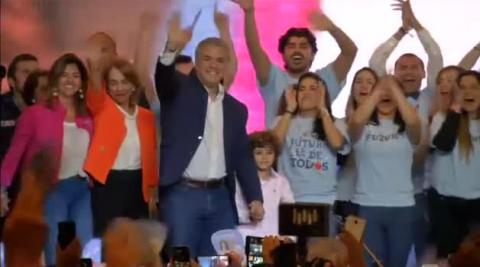 Iván Duque gana las elecciones presidenciales en Colombia