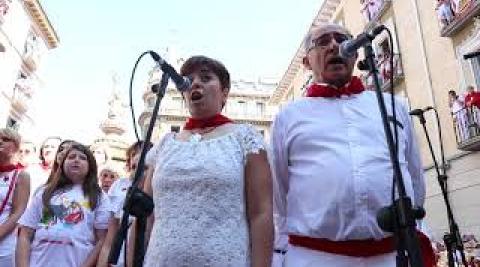 Vídeo de la Jota a San Fermín en la procesión Vídeo de la Jota a San Fermín en la procesión
